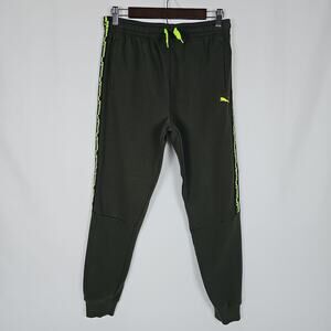 Puma Olive Green Joggers for Boys, Size: XL